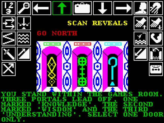 Kobyashi Naru - ZX Spectrum game screenshot (1987) by Mastertronic